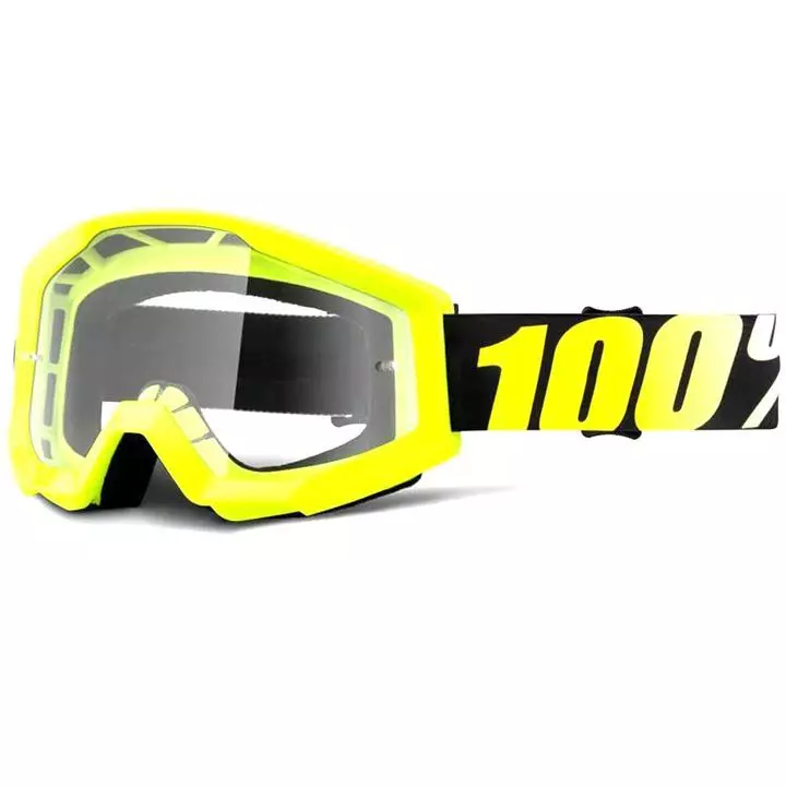 Goggles Strata 2 Jr. fluo yellow clear kids